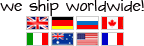 We Ship Worldwide!